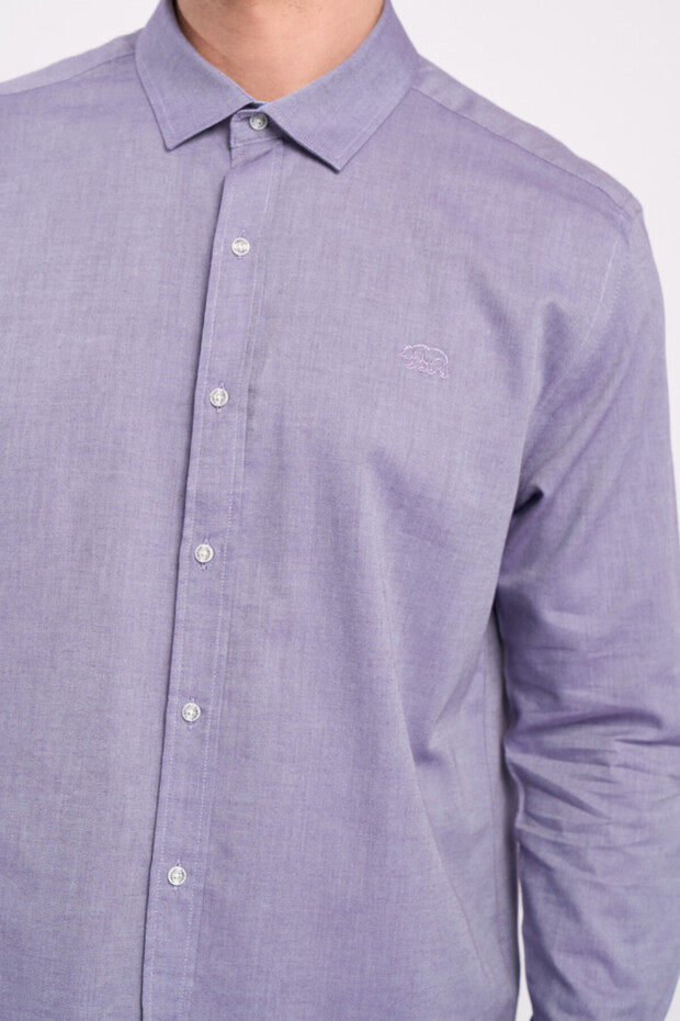 Camasa maneca lunga barbat regular - 4