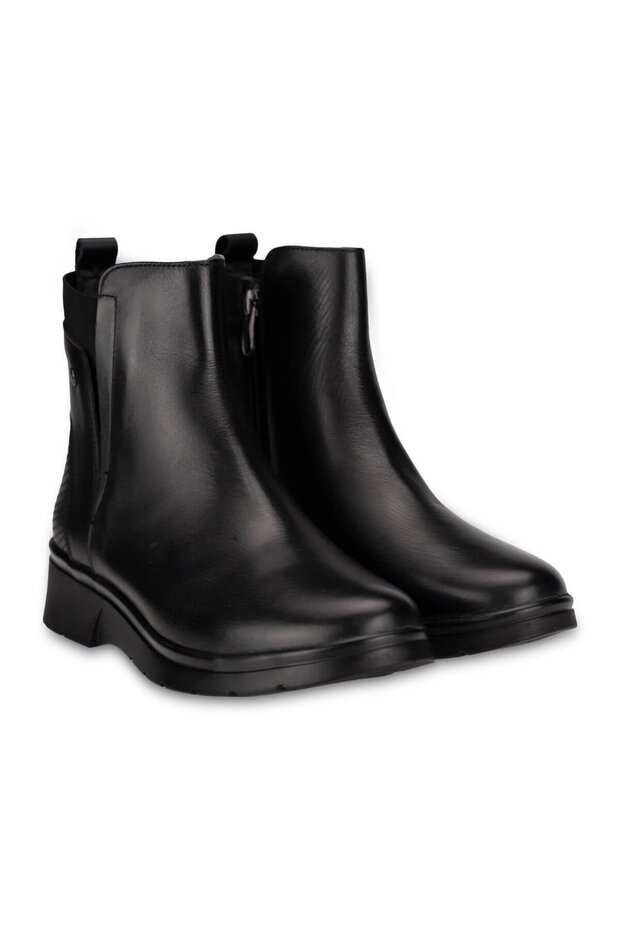 ODES-G Kadın Deri Bot Siyah - 2