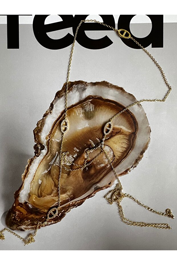 uzun çelik kolye - 5