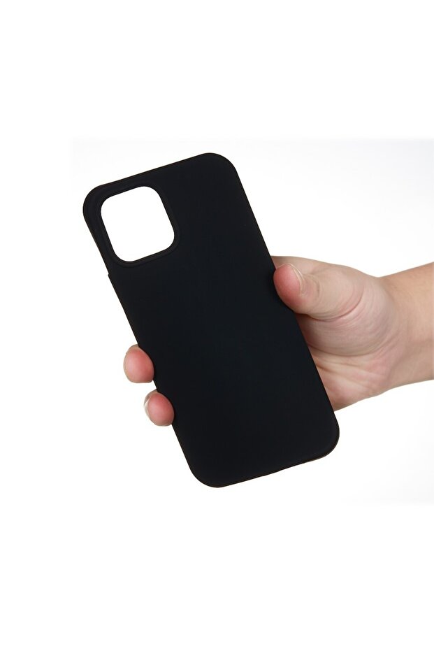 Protective case compatible with Apple iPhone 11 Liquid Silicone Case Black - 3