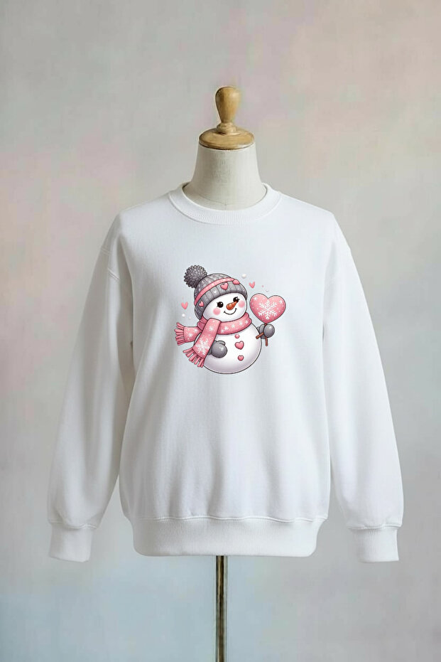 Printed Cotton 3 Thread Oversize Sweatshirt