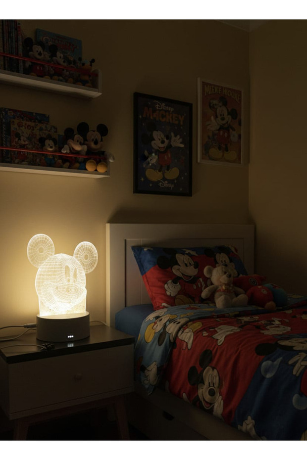 Mickey Mouse 3D Masa Lambası - 2