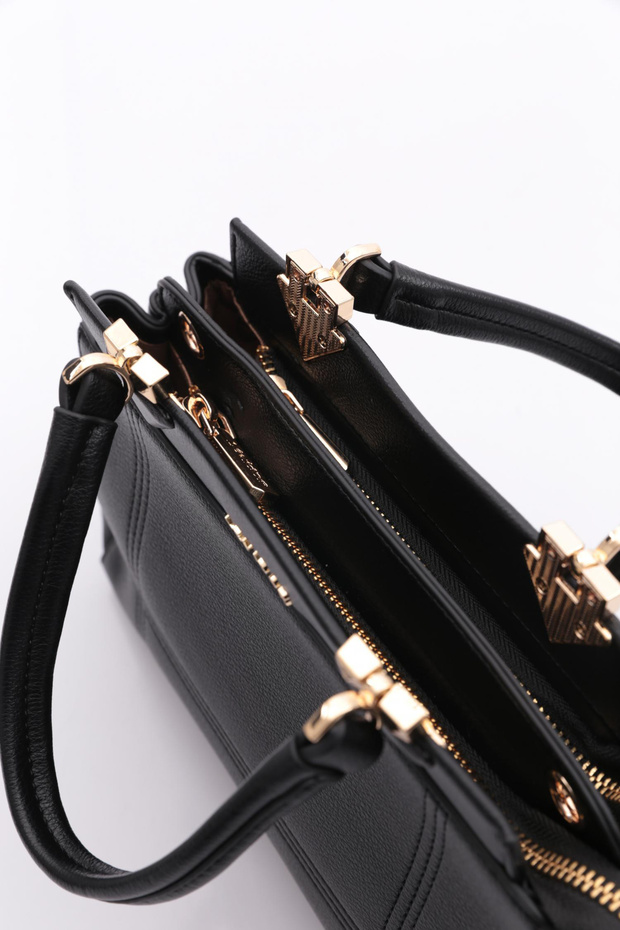 Şerit Dikiş Model El Çantası - 4