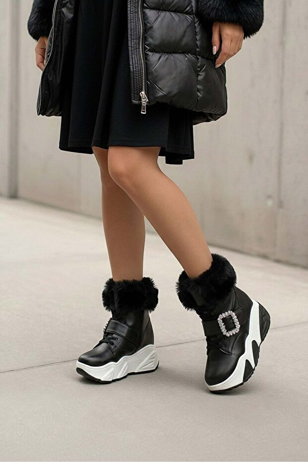 Ash Gizli Topuklu Deri Bot - 2