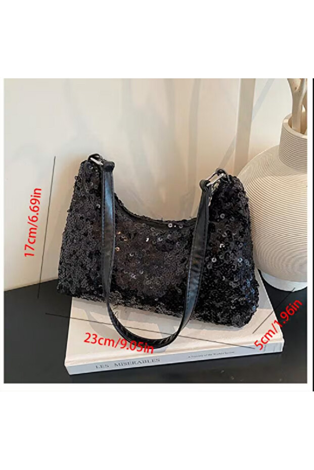 Deri Askılı Pullu Çanta - 2