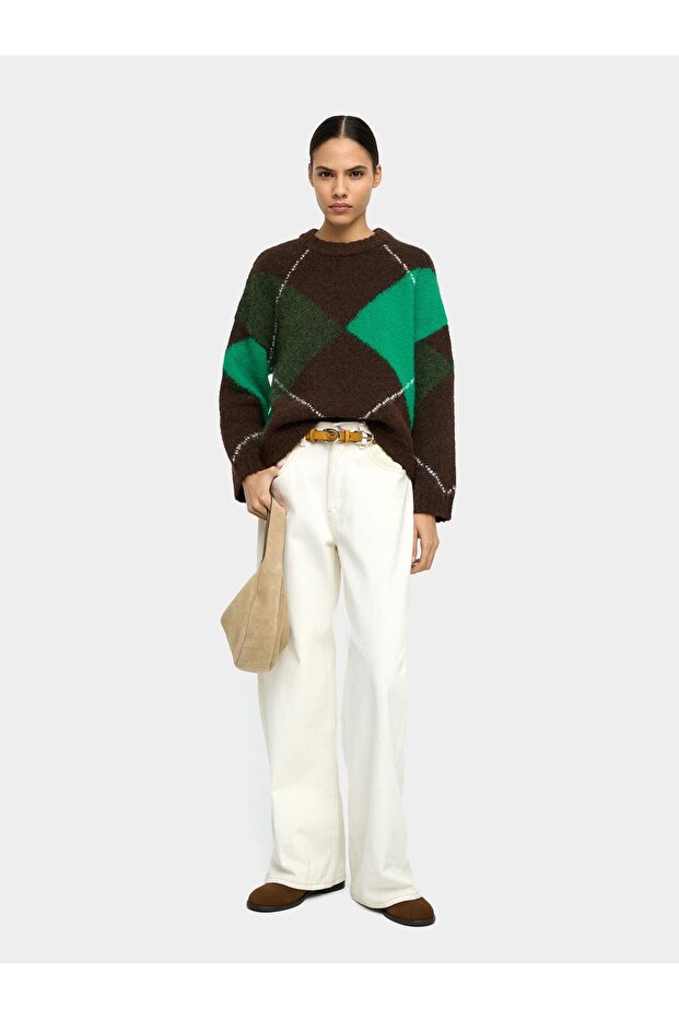 Jakarlı Örme Kazak - 1