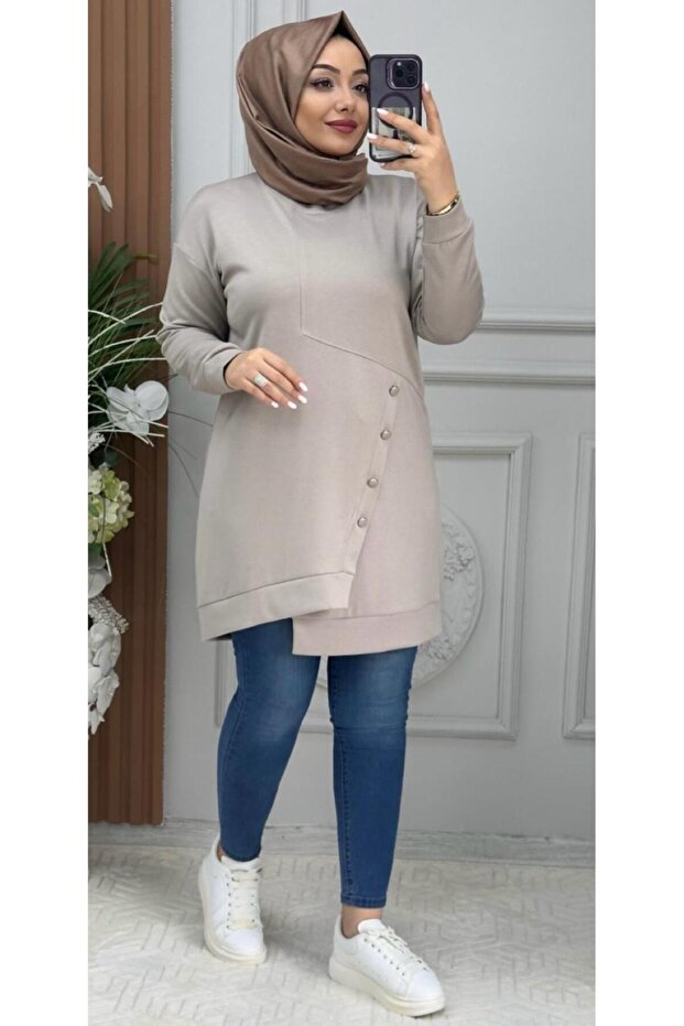 DORA KADIN DÜĞMELİ TUNİK - 2