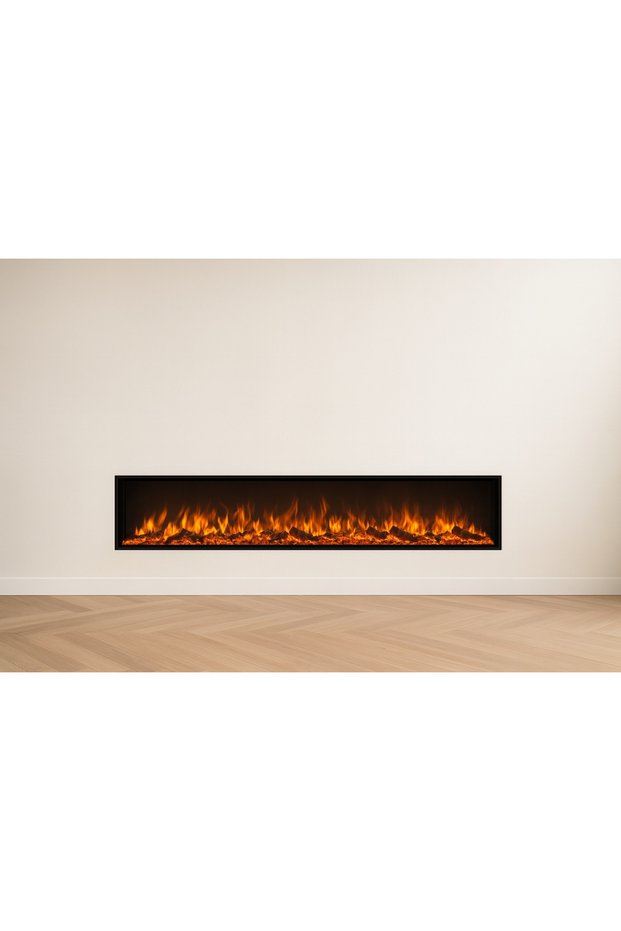 Saphir Electric Fireplace with Heating
