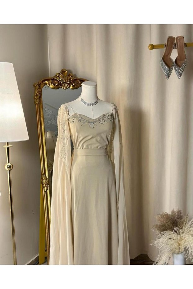 فستان سهرة طويل 4835