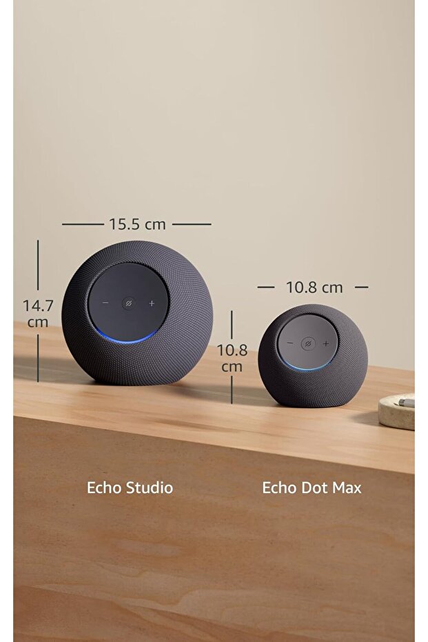 Echo Studio (Latest Generation), Compact Design, Immersive Spatial Audio and Dolby Atmos, Graphite - 7