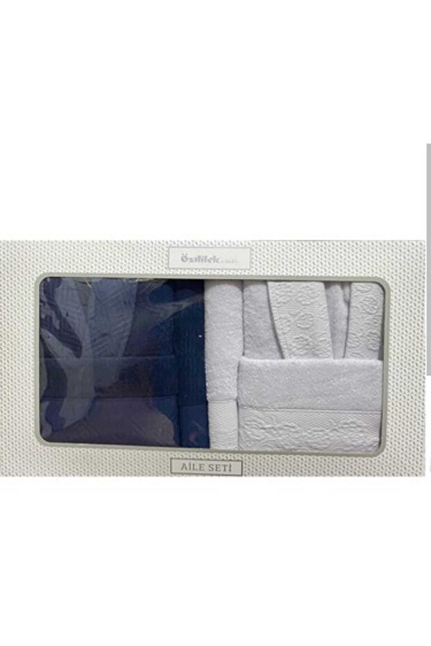 6 Piece (100% Cotton) Family Bathrobe Set Azura