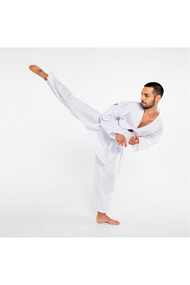 DOBOK Taekwon-do WT Basic, alb, 170 cm - 3