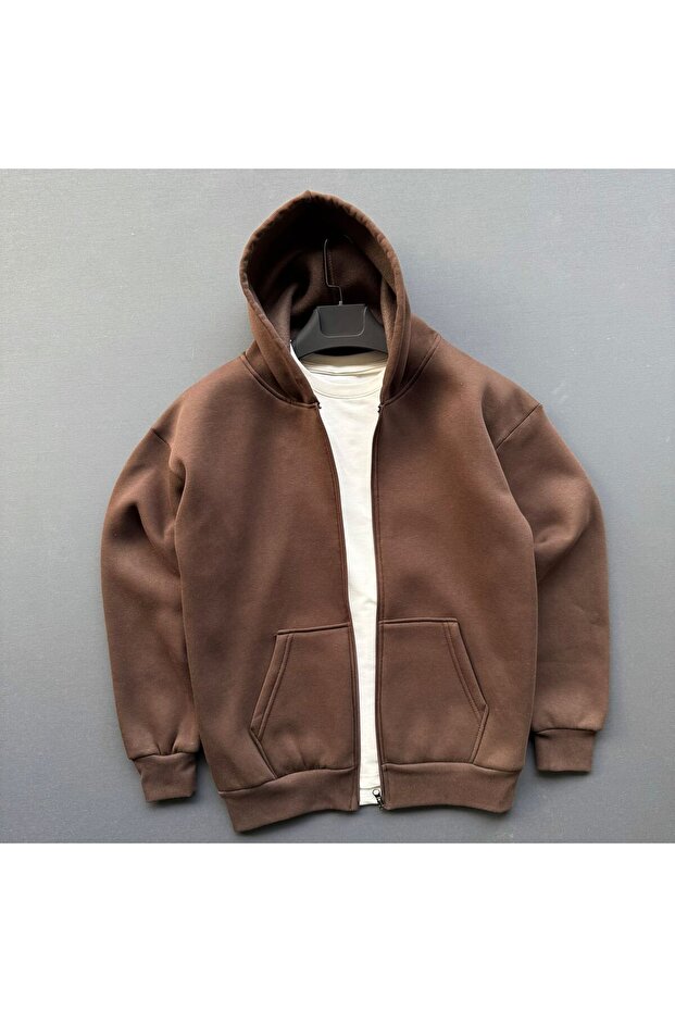 Unisex Zipper Cardigan