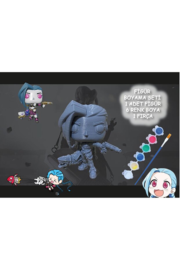 Arcane Jinx Figür Boyama Seti - 1