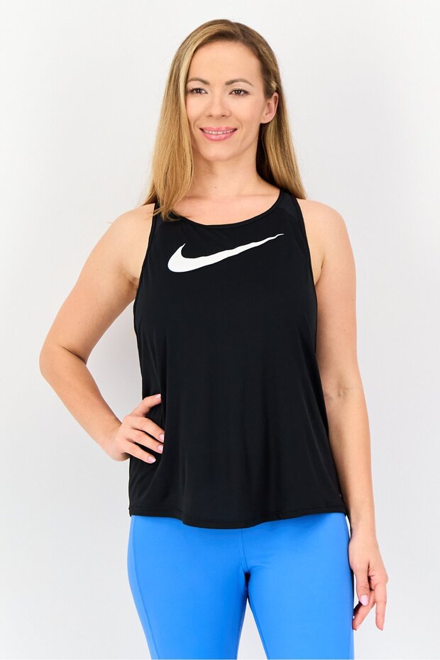 Women Sportswear Fit Sleeveless Training Top, Black