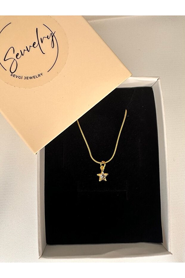 Minimal yıldız kolye - 3