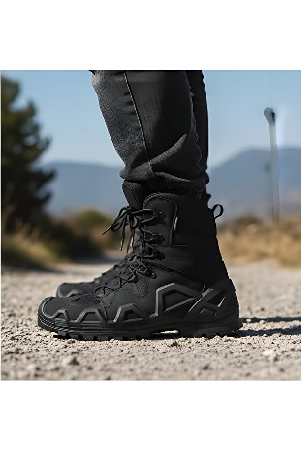 Genuine Leather Water Resistant Ultra Durable Tactical Military Boots | Outdoor Postal