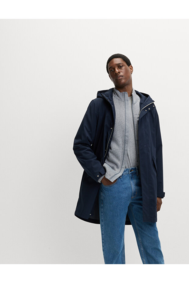 Fermuarlı Polar Ceket - 3