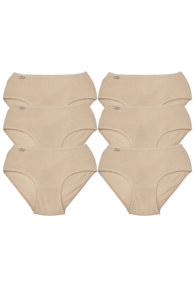 922 Ribana Women's Bato Panties 6-Pack Skin XXL