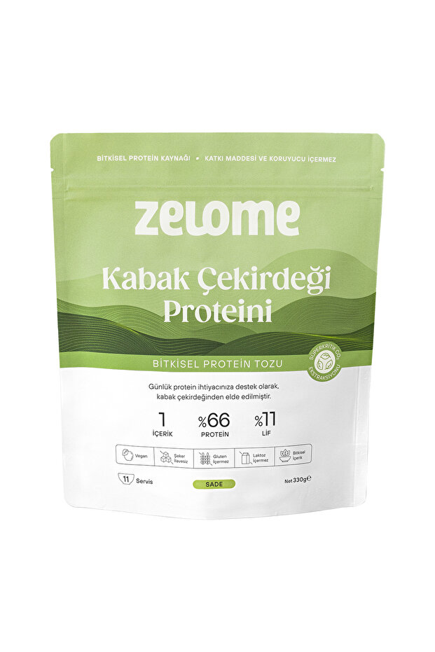 Kabak Çekirdeği Proteini 330 g | %100 Bitkisel Protein - 1