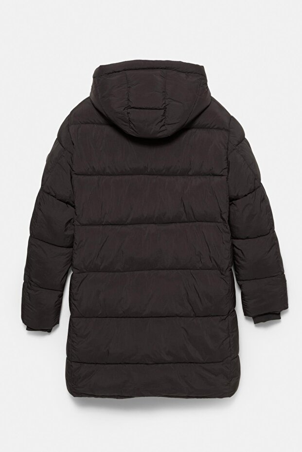 Uzun şişme ceket - 6