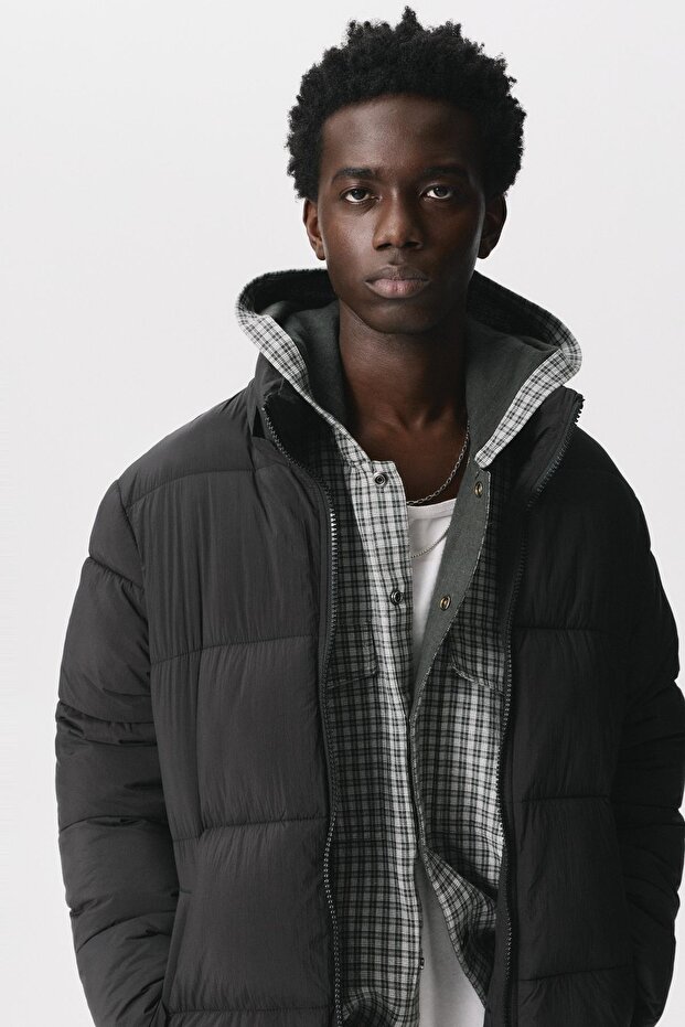 Uzun şişme ceket - 1