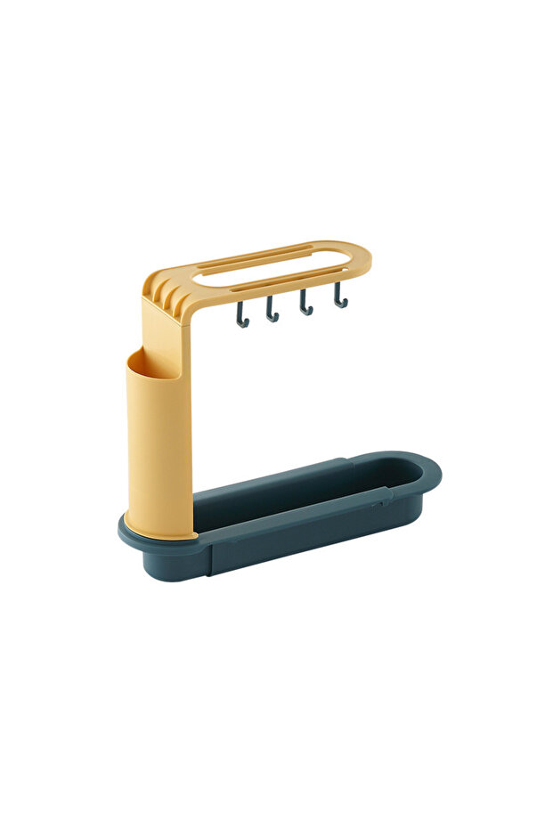 Telescopic Sink Shelf ,Soap Sponge Drain Rack, Adjustable Holder Sink Kitchen Accessory