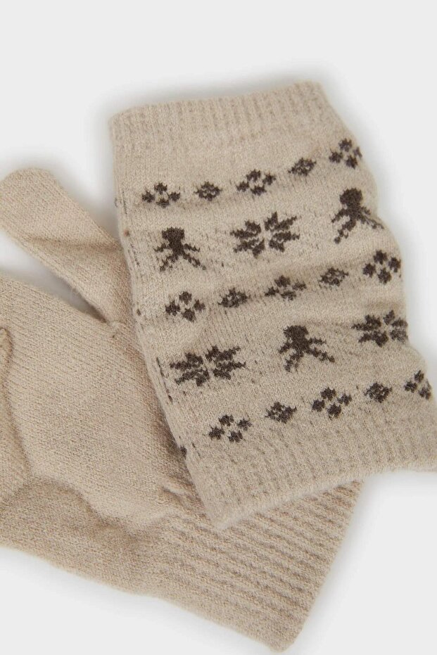 Kadın Triko 2'li Eldiven (25 WN) - 2