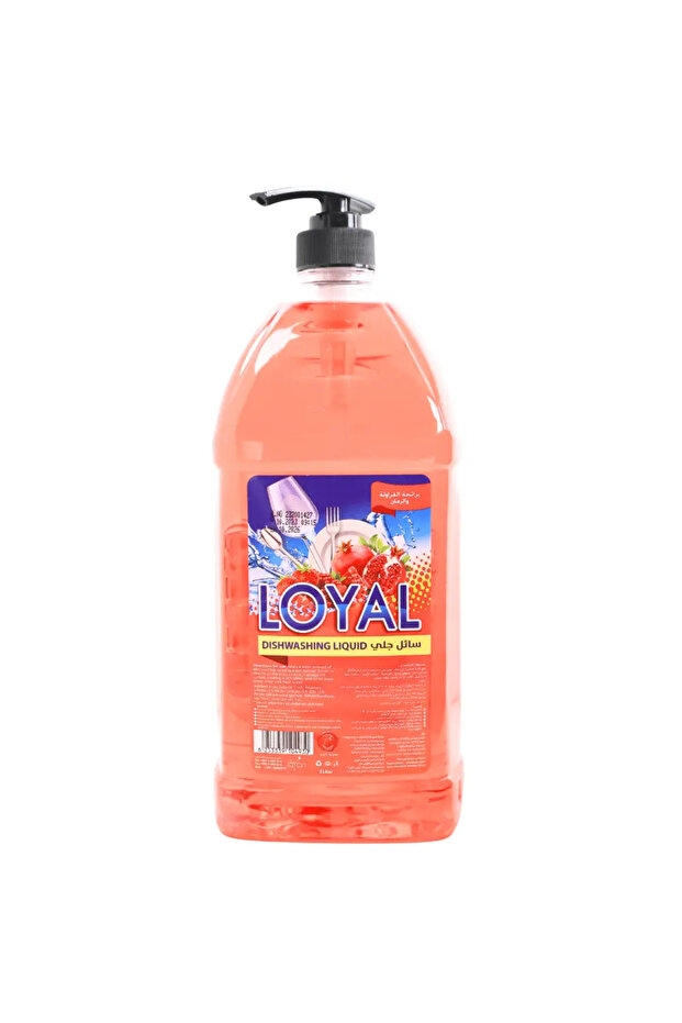 Dishwashing Liquid with Pomegranate Fragrance Red Color - 2L
