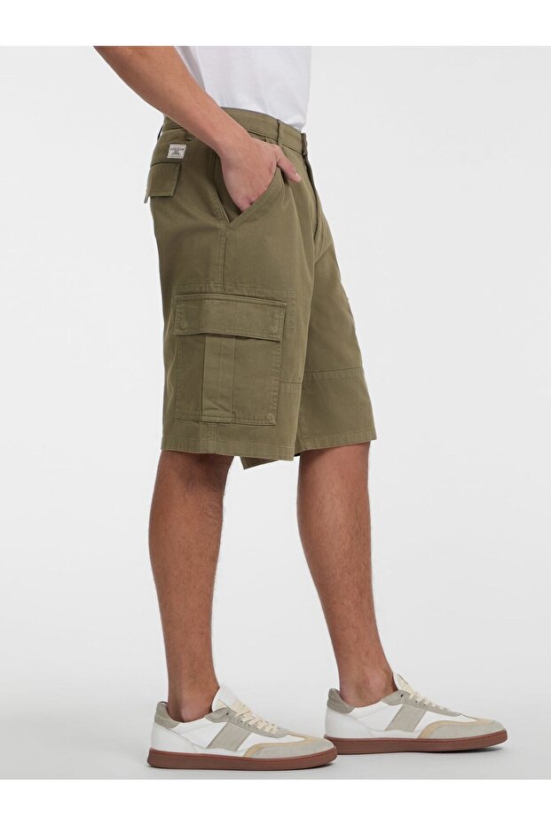 Jeans Cargo Erkek Regular Fit Şort - 7