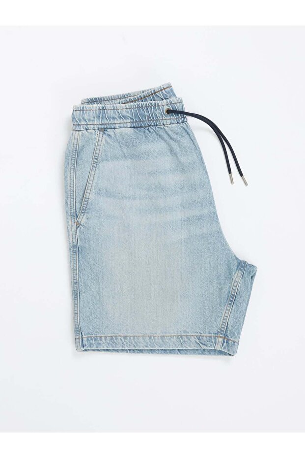 Jeans Jogger Erkek Regular Fit Şort - 7