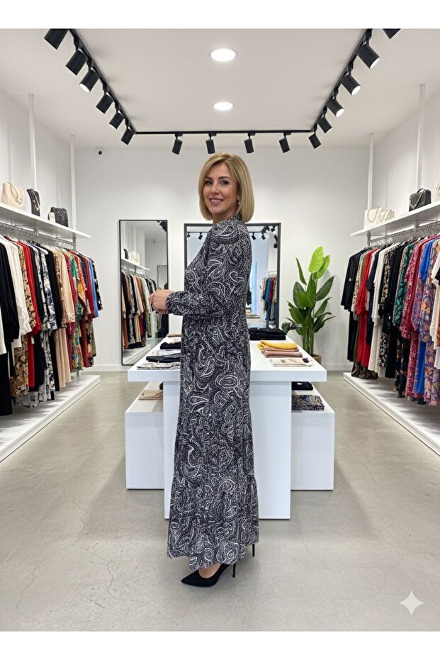 KADIN VİSKON ELBİSE - 2