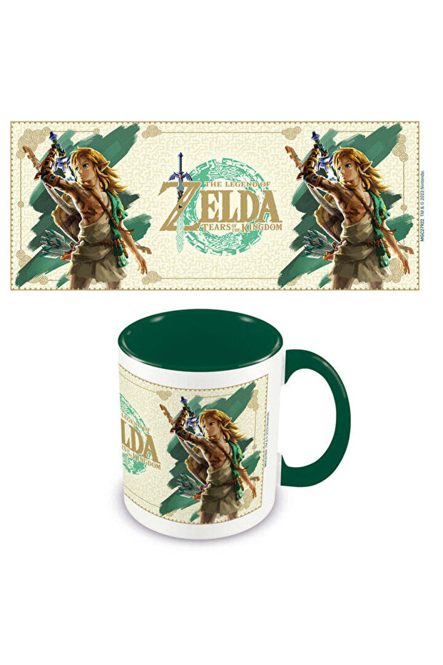 THE LEGEND OF ZELDA: LINK UNLEASHED GREEN COLOURED MUG
