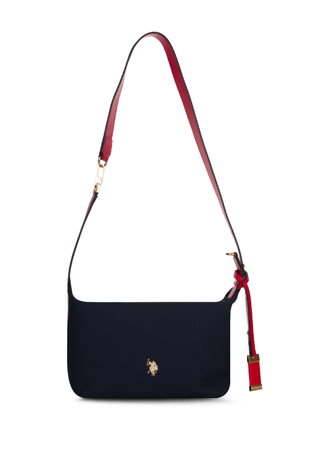 Navy Blue-Light Red Women's Messenger Bag Us26276