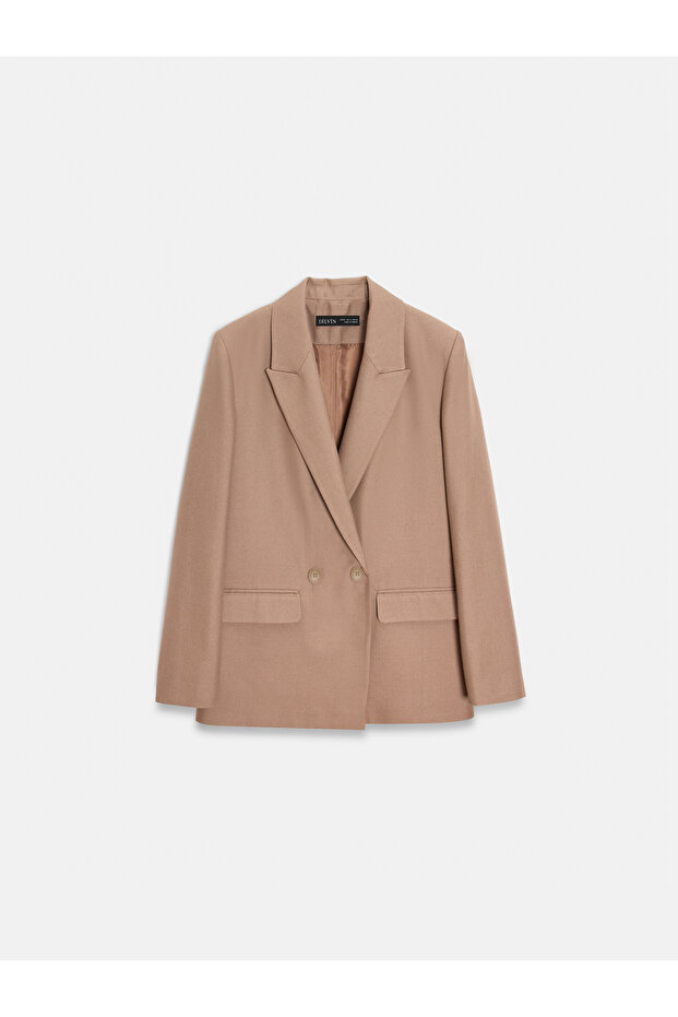 60767 Blazer Ceket-Camel - 6