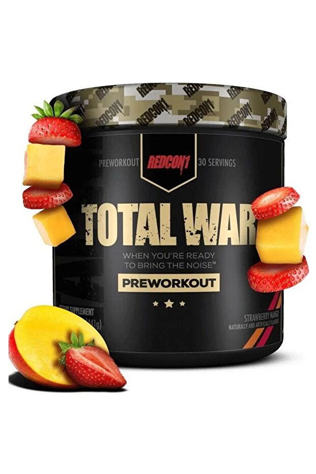 Total War Pre Workout Strawberry Mango 30 Servings 441g