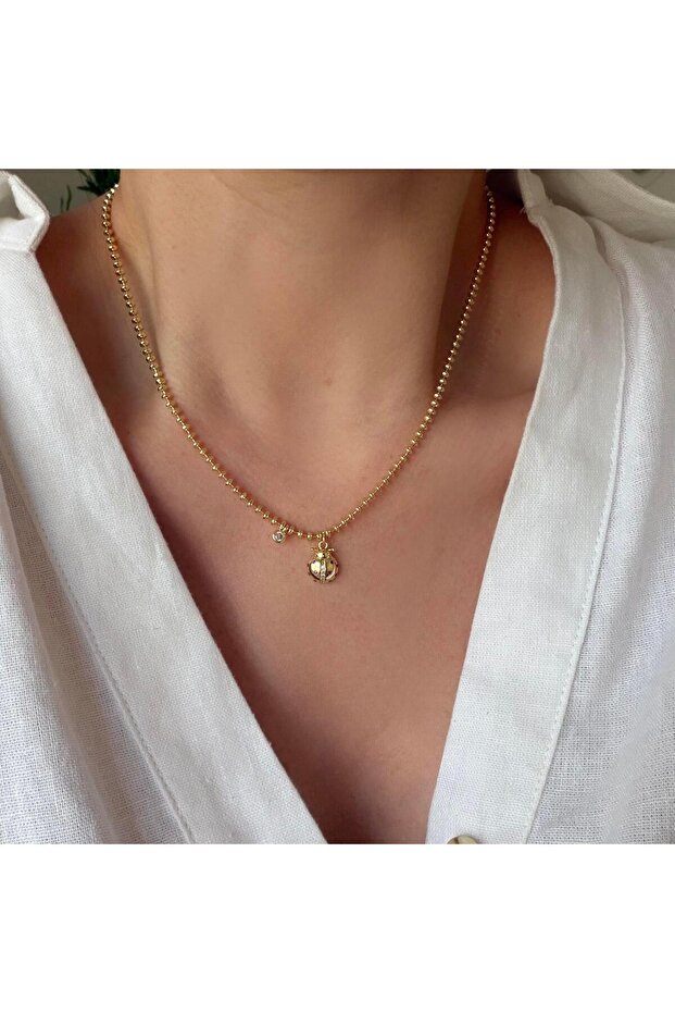 Çelik Uğur Kolye - 1