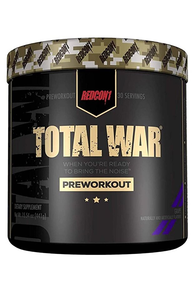 Total War Pre Workout Grape 30 Servings 441g