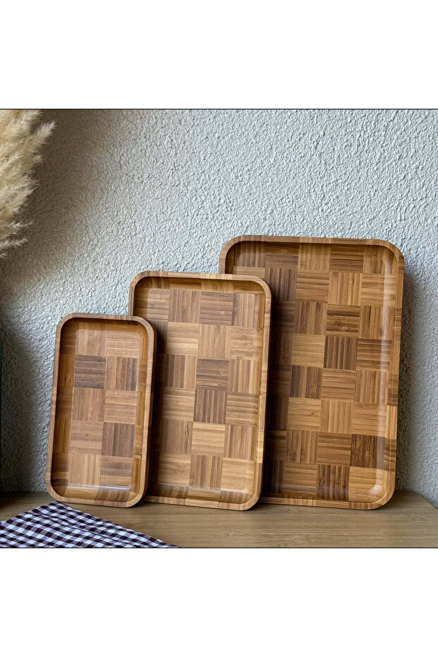 Bambu 3 Boy Dikdörtgen Sunumluk Seti - 4