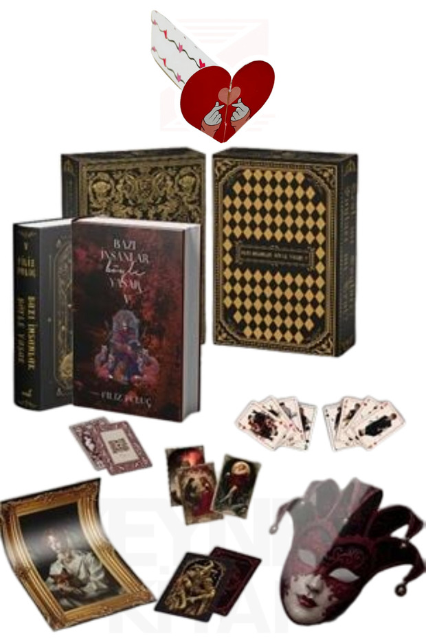 Bazı İnsanlar Böyle Yaşar 5 (Hardcover-Boxed) Special Design Heart Bookmark Gift