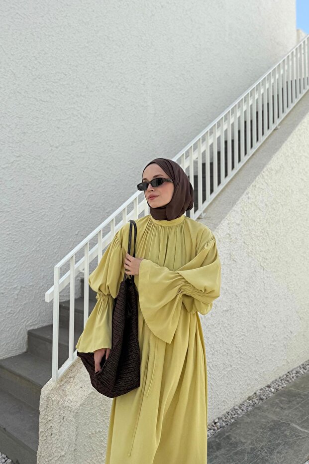 Belinda Elbise Sarı - 3