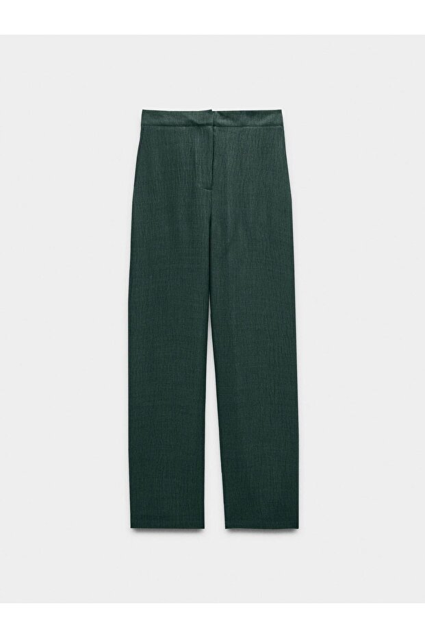 Kırışık Efektli Pantolon - 5