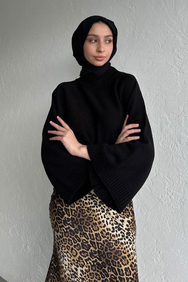 Triko Kazak Siyah - 1