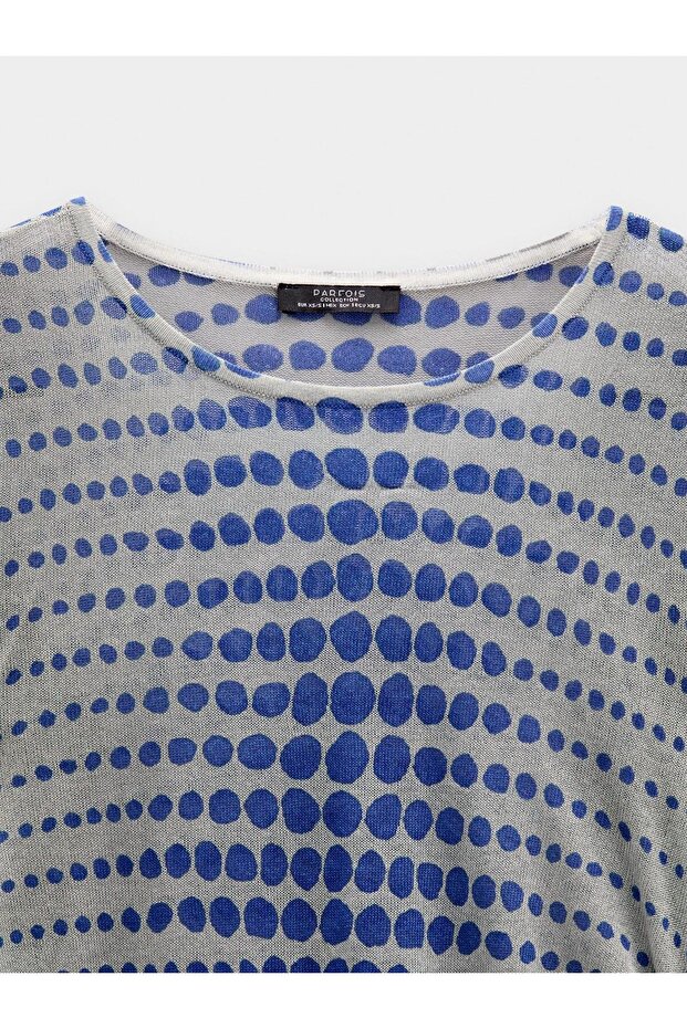 Yarı Transparan Örme Kazak - 6