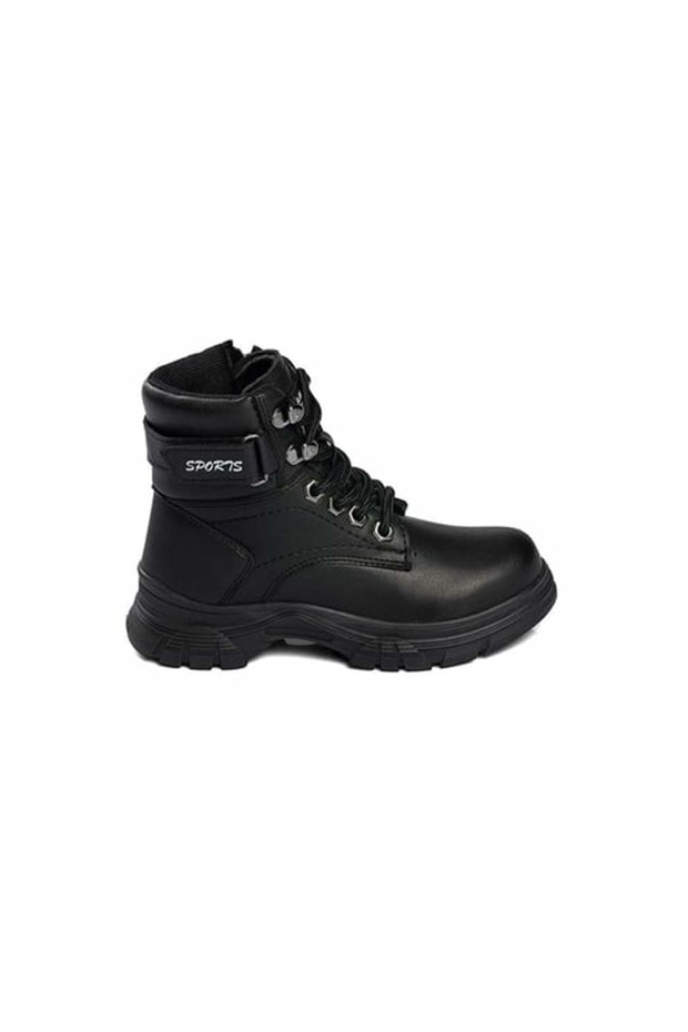 Women's Daily Lace-Up Zippered Boots