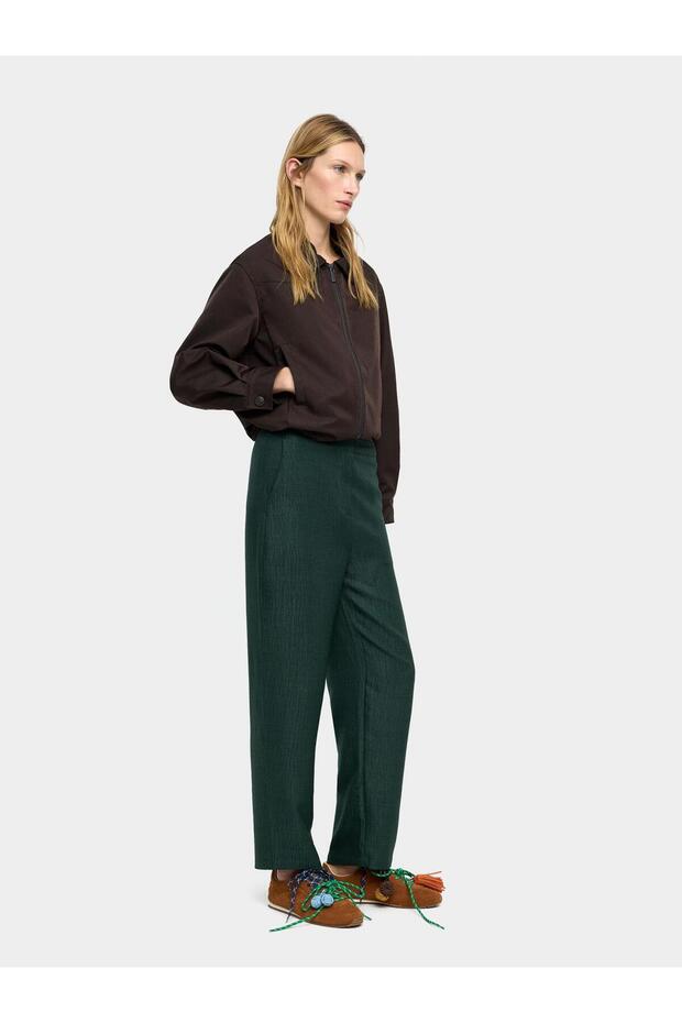 Kırışık Efektli Pantolon - 2