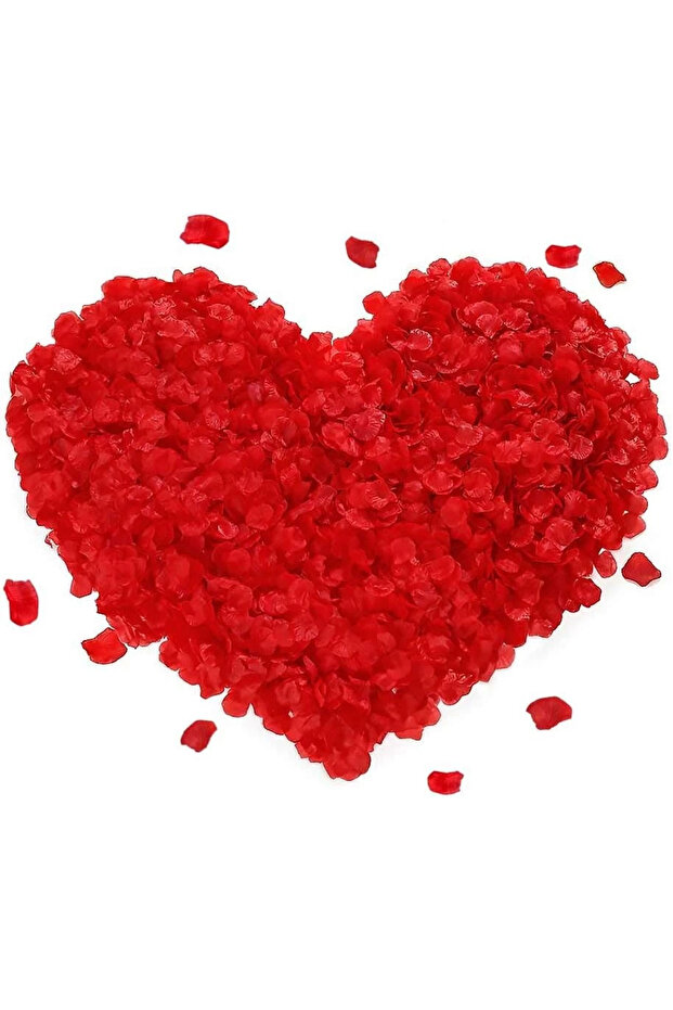 Red Color Rose Petal Shaped Confetti – 5 Pack 500 Pieces