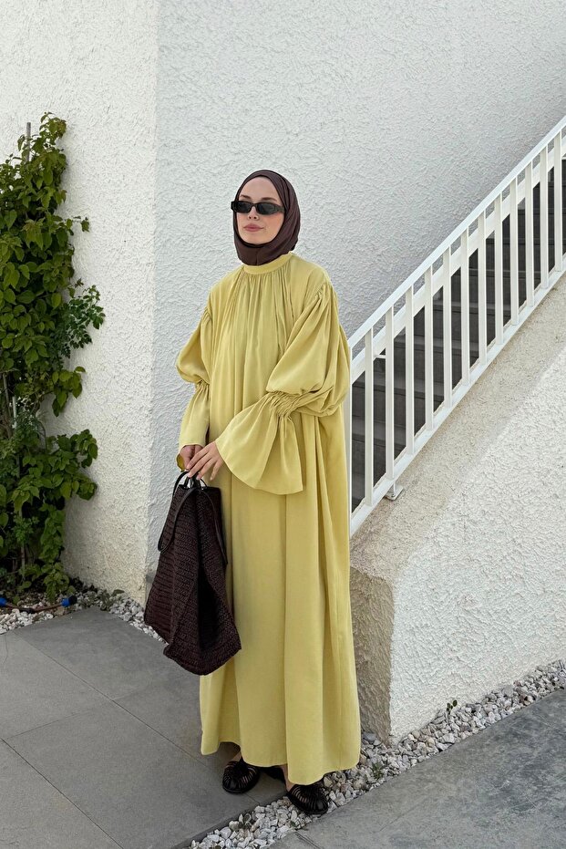 Belinda Elbise Sarı - 2