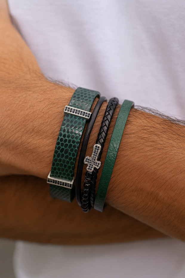 A Powerful Complement to Men's Style, Multi-Bracelet Set. - 1