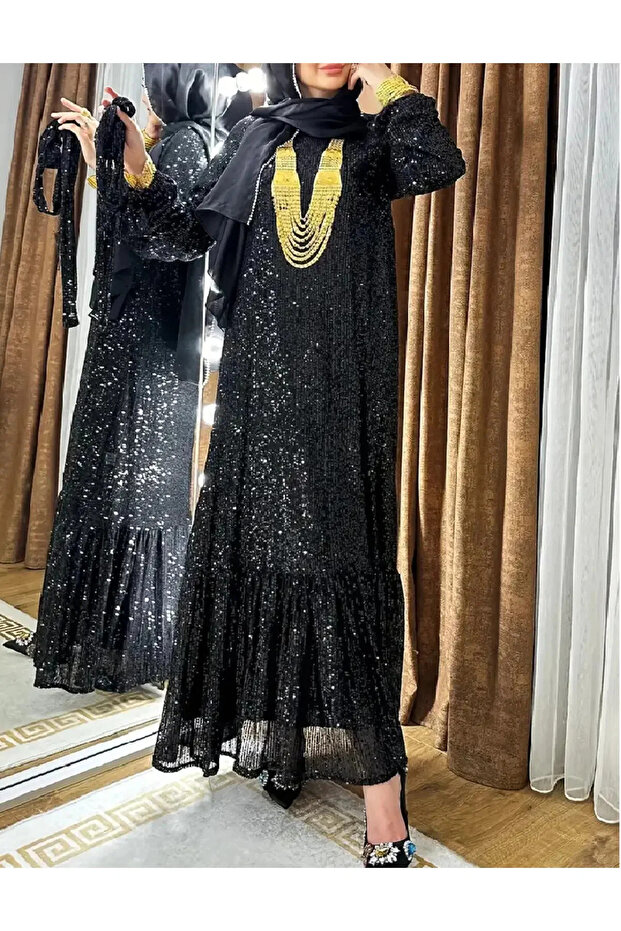 Premium payet elbise - 1